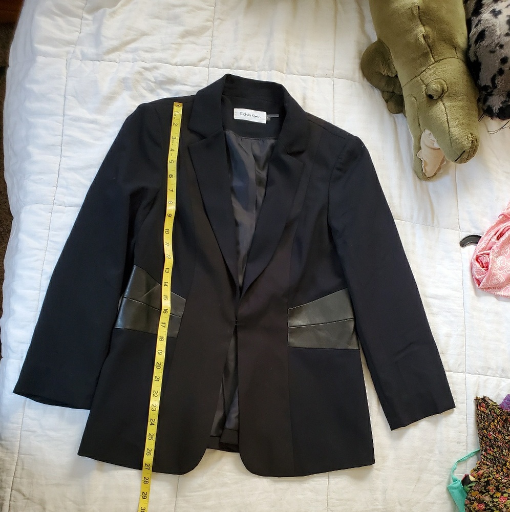 Black calvin Klein blazer